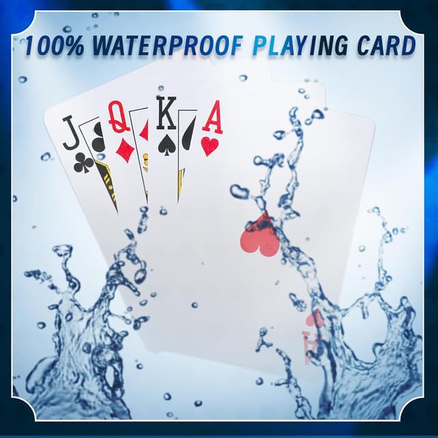 Detalle 2 de Two Decks Poker Cards PVC Waterproof, 88×63mm