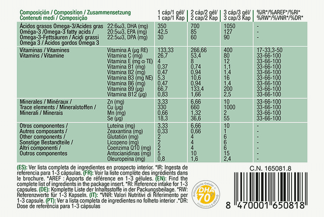 Detalle 2 de Brudy Pio cápsulas 90 cápsulas 1,5 gr salud visual
