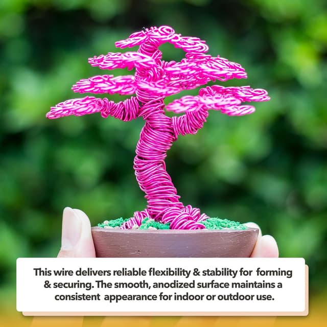 Thumbnail 3 de Mandala Crafts 10 Gauge Anodized Aluminum Wire 120 FT