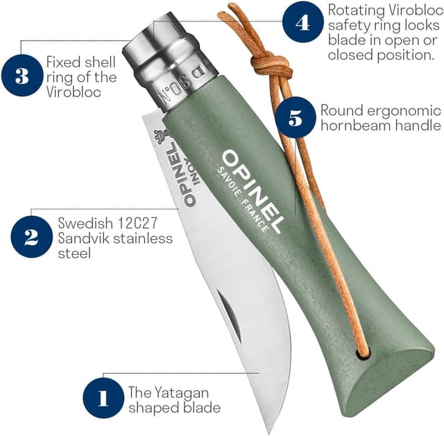 Detalle 1 de N°06 Verde salvia con enlace de cuero