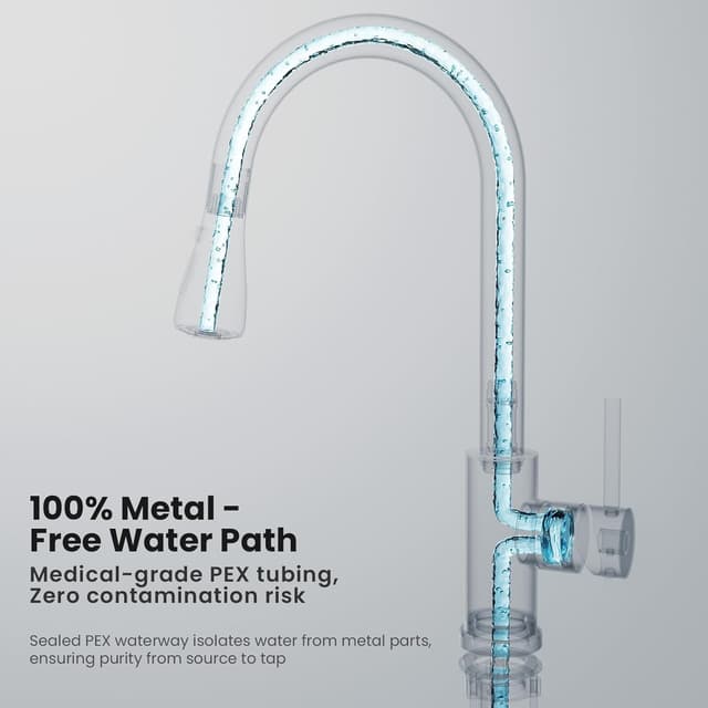 Thumbnail 5 de DERW Kitchen Tap with Pull Out Spray