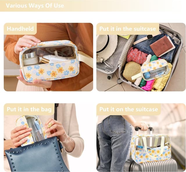 Thumbnail 4 de LEcylankEr Neceser Transparente 3 Piezas 🧳 para Viajes Mujer