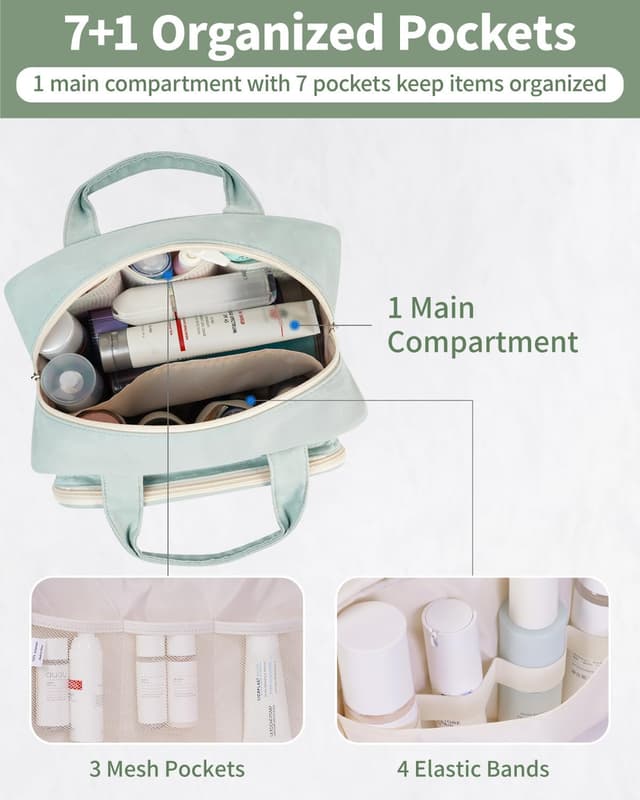 Thumbnail 2 de Narwey Full Size Toiletry Bag Mint Green