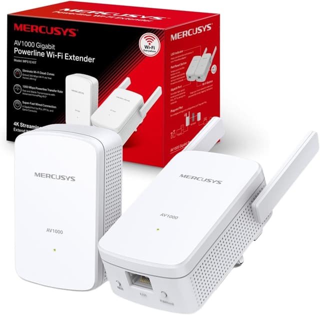 Thumbnail 6 de Mercursys MP300P AV600 Powerline Starter Kit