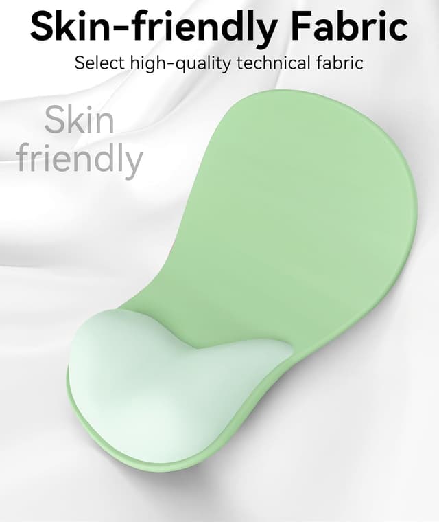 Detalle de Giecy Gel Wrist Rest Mouse Pad for Laptop & Office Use (Green)