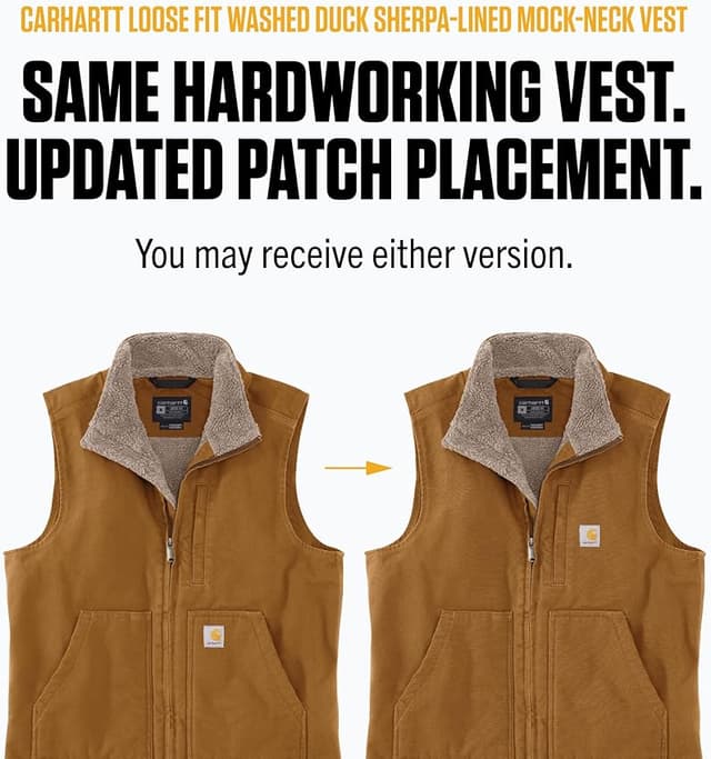 Thumbnail 5 de Carhartt Washed Duck Vest cuello alto XXL