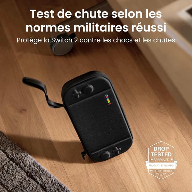 Detalle 2 de TOMTOC Étui rigide pour Nintendo Switch 2 (2025) avec protection et 12 cartouches