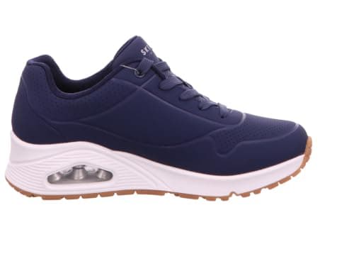 Detalle 2 de Skechers Uno Zapatillas mujer Navy Durabuck Mesh, 37,5