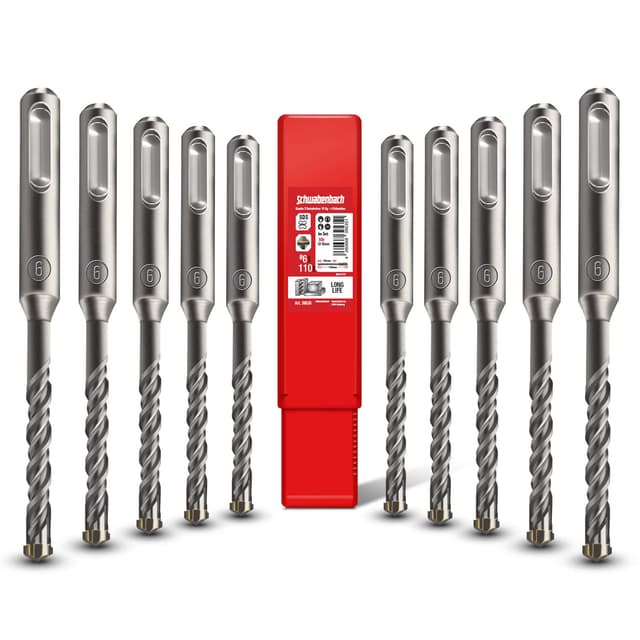 Detalle de SCHWABENBACH Set punte SDS Plus 6x110