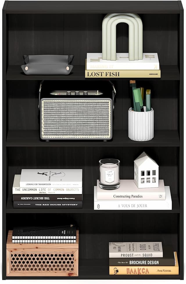 Detalle 2 de Furinno Basic libreria 4 ripiani 6 x 24 x 35