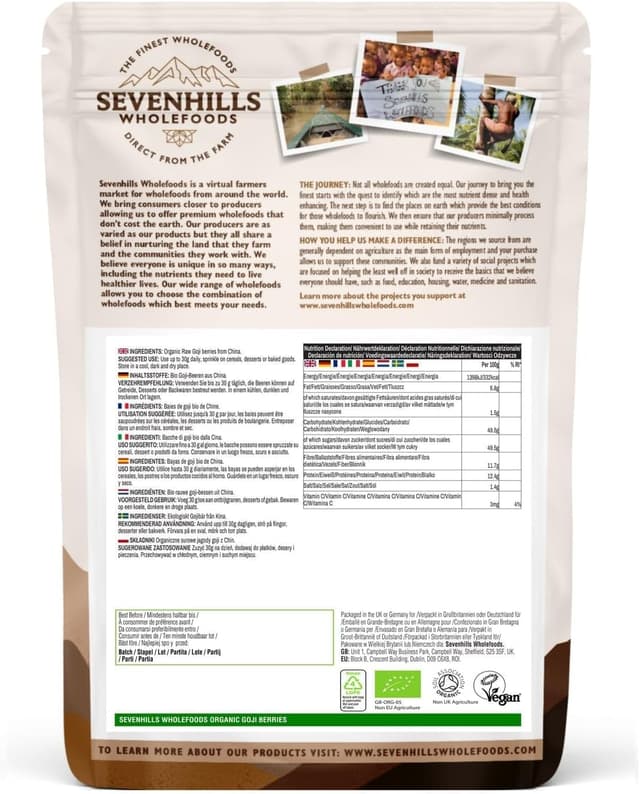 Thumbnail 4 de Sevenhills Wholefoods Bacche di Goji Bio 500g 🍇