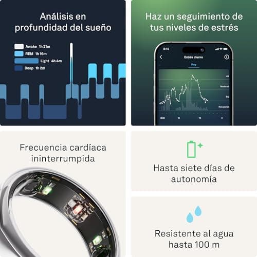 Thumbnail 4 de Oura Ring Gen3 Heritage 13, anillo monitor de sueño