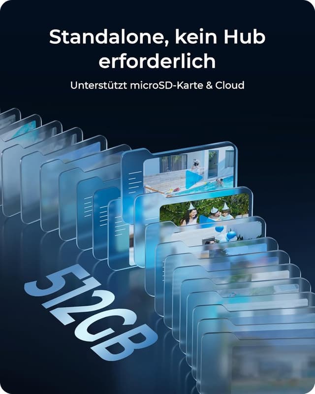 Thumbnail 6 de Reolink 4K Solar Überwachungskamera Aussen Akku (Argus Eco Ultra+): WLAN 2,4/5 GHz, 8MP Farbnachtsicht