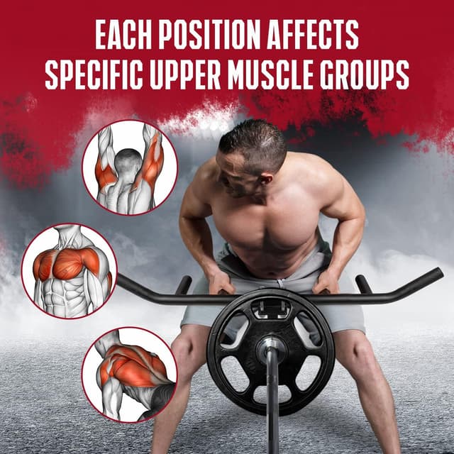 Detalle 2 de Yes4All manico landmine multi-grip 550LBS con presa a T (Rowing, Viking Press) per bilanciere da 2”