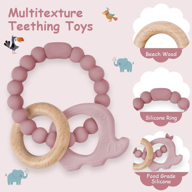 Thumbnail 2 de Vicloon Giocattolo dentizione polpo in silicone