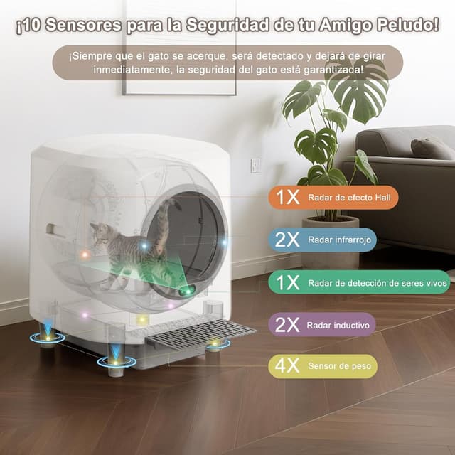 Thumbnail 3 de Ellenpent Arenero Autolimpiable 9L 🐾