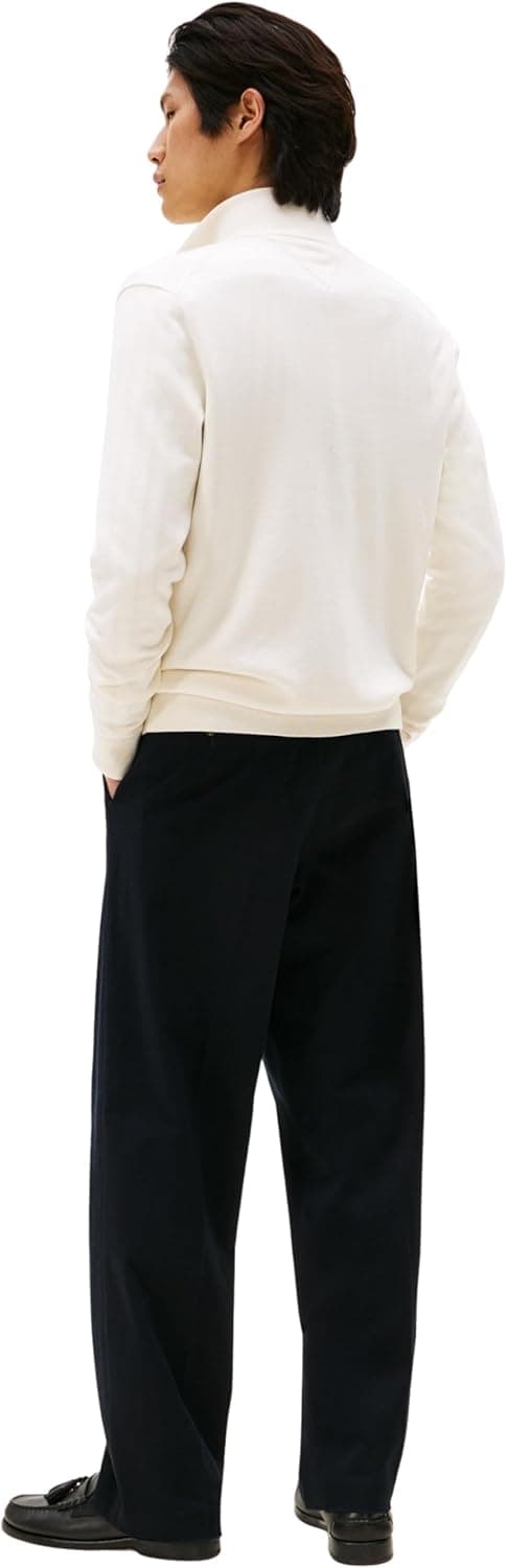 Detalle de Pull zippé homme Tommy Hilfiger Essential Cotton Zip Thru 100 % coton