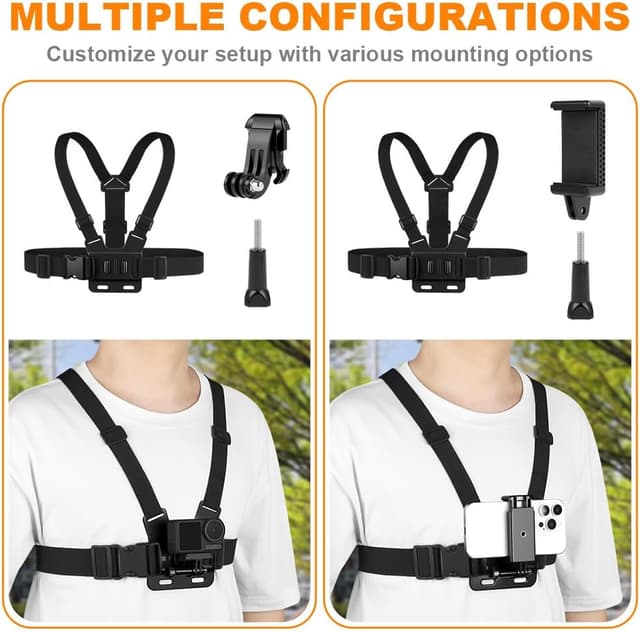 Thumbnail 2 de Adiwo Brustgurthalterung für Actionkameras