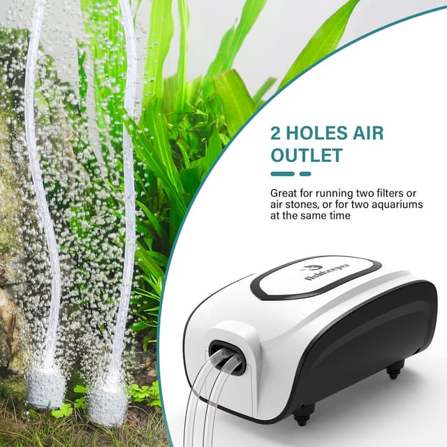 Thumbnail 2 de fishkeeper Bulleur réglable 358 L/H pour aquarium