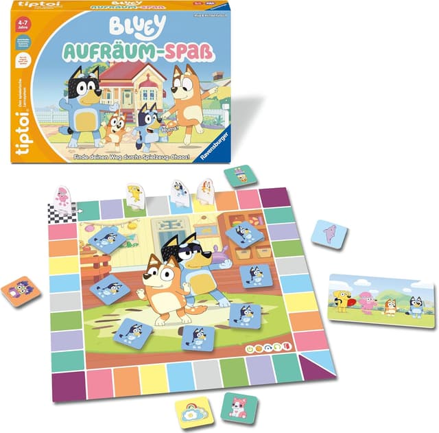 Detalle de tiptoi Spiel Bluey Aufräum-Spaß ab 4