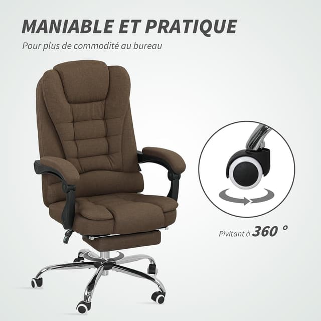 Thumbnail 6 de Vinsetto fauteuil de bureau ergonomique 120 kg