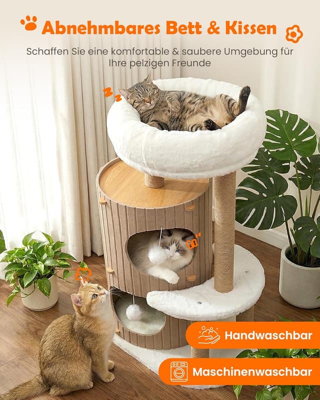 Thumbnail 2 de Luxus Kratzbaum mit 2-stöckiger Kratztonne