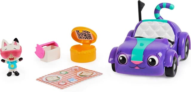 Detalle de DreamWorks Gabby’s Dollhouse Carlita toy car