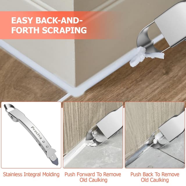 Thumbnail 4 de Stainless 4 in 1 caulking tool set