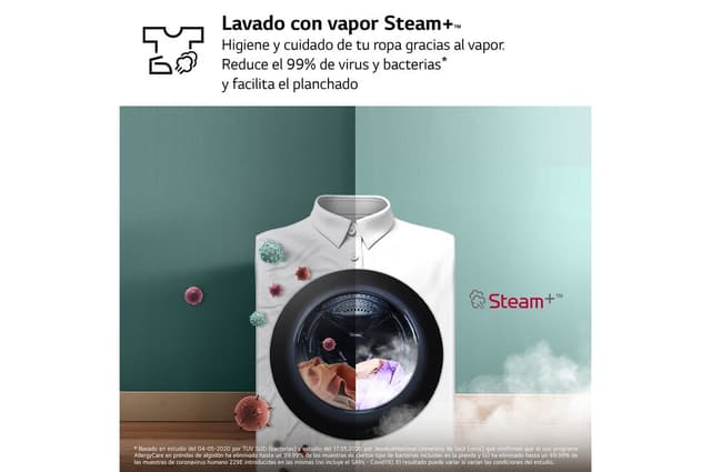 Thumbnail 5 de LG W4X1095NWK Lavasecadora 9/5 kg, 1.400 rpm