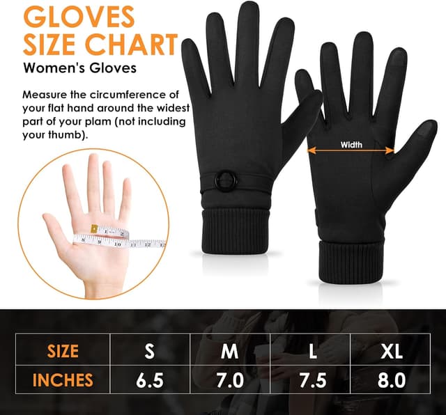 Thumbnail 5 de PPAOEH Cold Weather Touchscreen Gloves