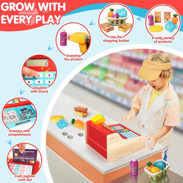 Thumbnail 2 de KIZJORYA 2026 Caja Registradora de Madera