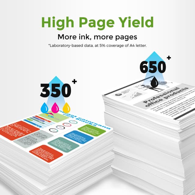 Detalle de Ubinki 61XL ink cartridges 650 pages combo