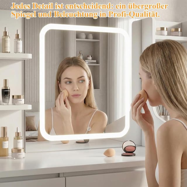 Detalle 2 de TRIUMPHKEY Schminktisch mit LED Beleuchtung