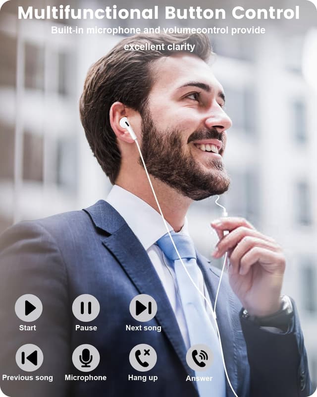 Thumbnail 6 de USB C Kopfhörer In-Ear mit Mikrofon