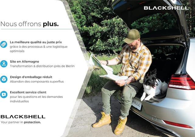 Thumbnail 5 de Blackshell Ladekantenschutz Folie für VW ID.3