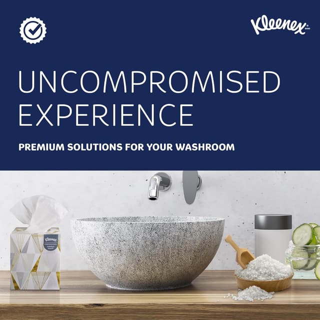 Thumbnail 2 de Kleenex 2-Ply V-Fold Hand Towels 186 per Pack