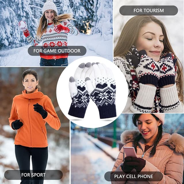 Thumbnail 6 de KQueenStar Direct Women’s Winter Touchscreen Gloves – soft, warm and fluffy with touchscreen fingers