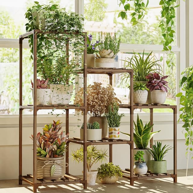 Thumbnail 6 de Plant stand for multiple pots with 3 tiers