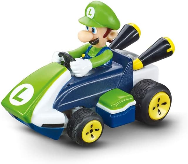 Detalle de RC 2,4 GHz Mario Kart Mini Luigi