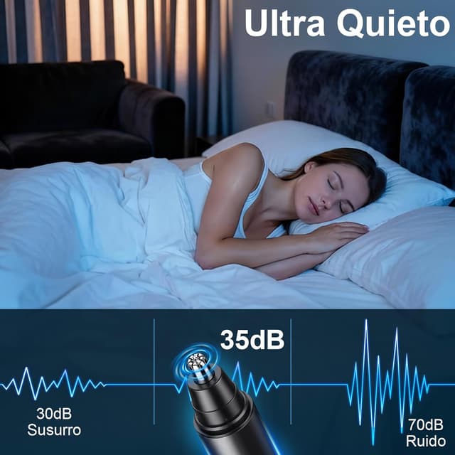 Detalle 2 de Cortapelos Nariz Recortador USB