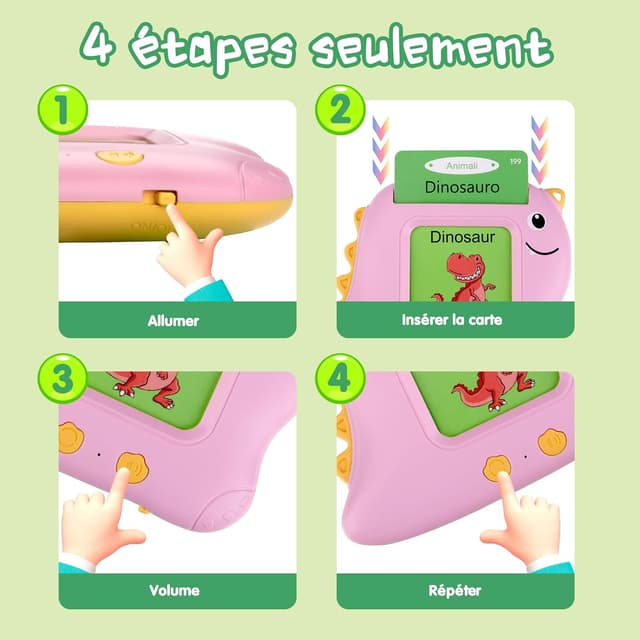 Thumbnail 2 de 510 Mots Carte Flash Parlante Français