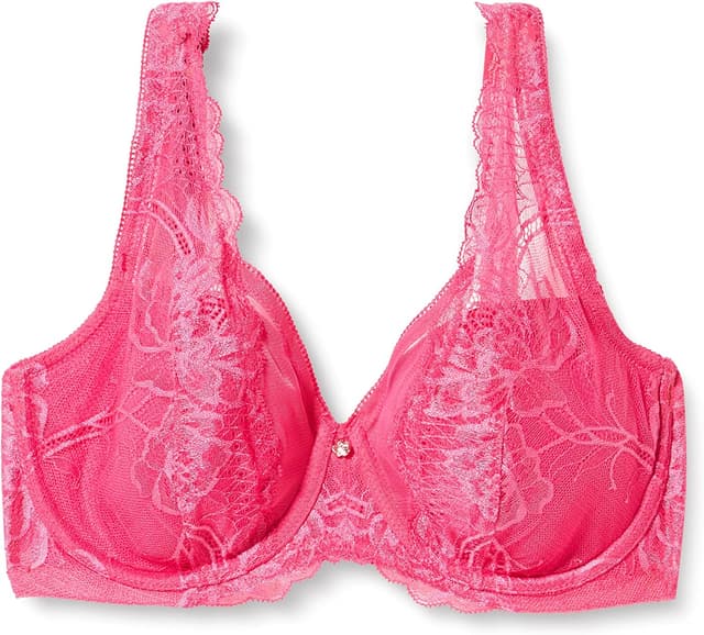 Detalle 2 de Triumph Wild Peony Florale WP women’s padded bra with lace and spacer cups