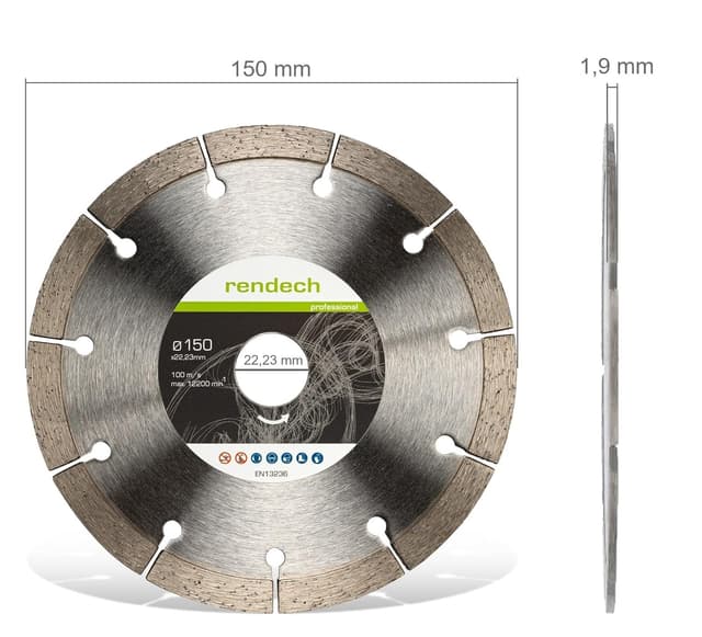 Detalle de Rendech Disque diamant 150 mm