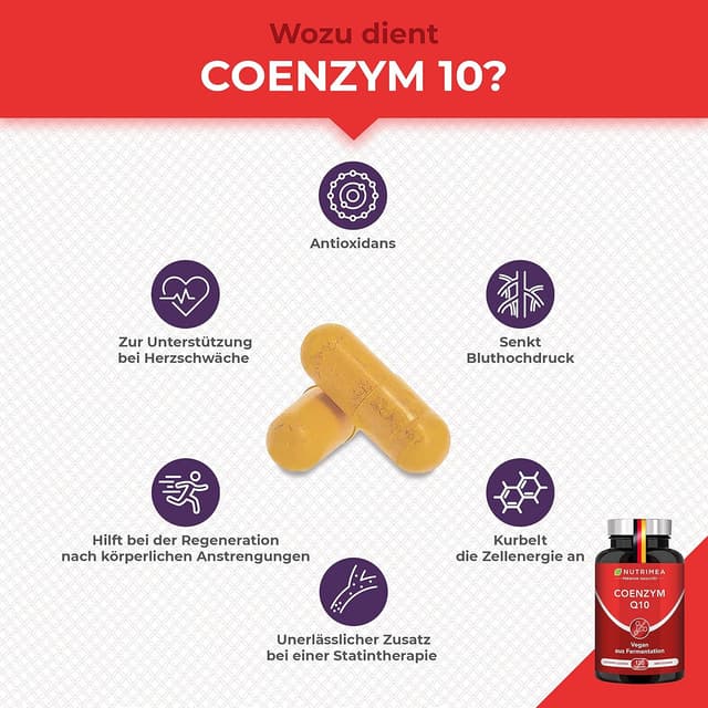 Detalle 2 de PREMIUM COENZYM Q10 200 mg Kapseln 💊