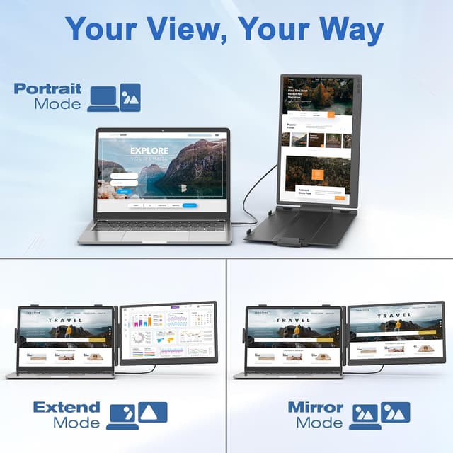 Thumbnail 5 de KEFEYA Laptop Screen Extender 14