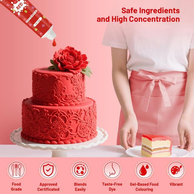 Thumbnail 3 de Colorant Alimentaire Gel 20 g x6 đ§