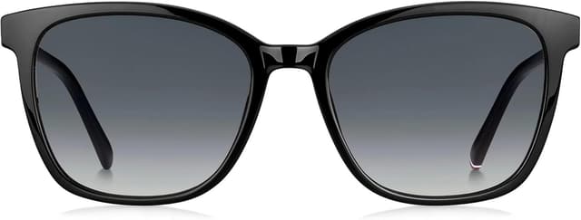 Detalle 2 de Tommy Hilfiger Unisex Sonnenbrille in Schwarz/Grau, 54/18/140