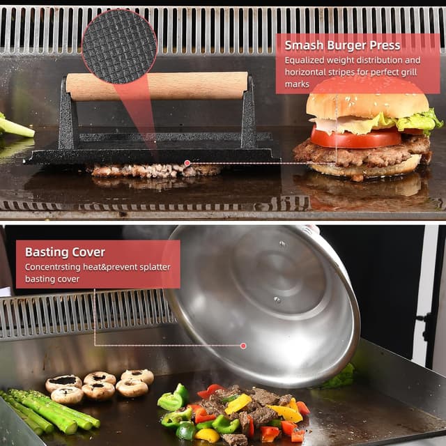 Thumbnail 5 de VIKEYHOME Griddle Accessories Kit 30-Piece