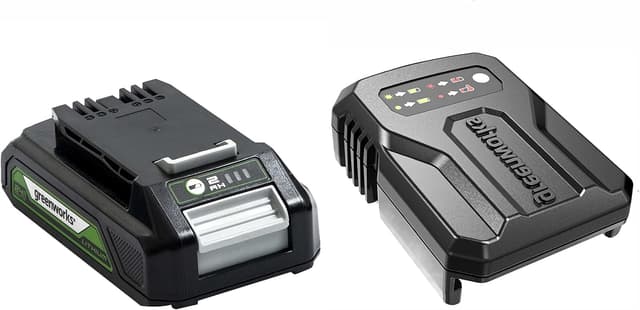 Thumbnail 1 de Cargador Doble Greenworks 24V 4A ⏱️ Carga Rápida en 40 Minutos