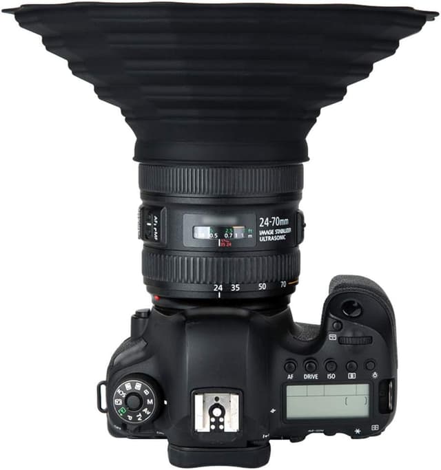 Thumbnail 6 de JJC Silikon-Gegenlichtblende für DSLR-Objektive (Außendurchmesser 73–88 mm) – faltbarer Haubenschutz